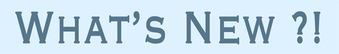 What's New!